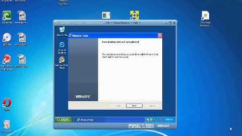 How to install XP mode using VMware on a windows 7 computer part 4 final