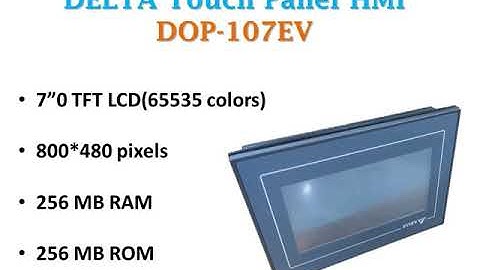 Delta DOP-107-EV TFT LCD 7 Inch Replacement display HMI Touch Screen