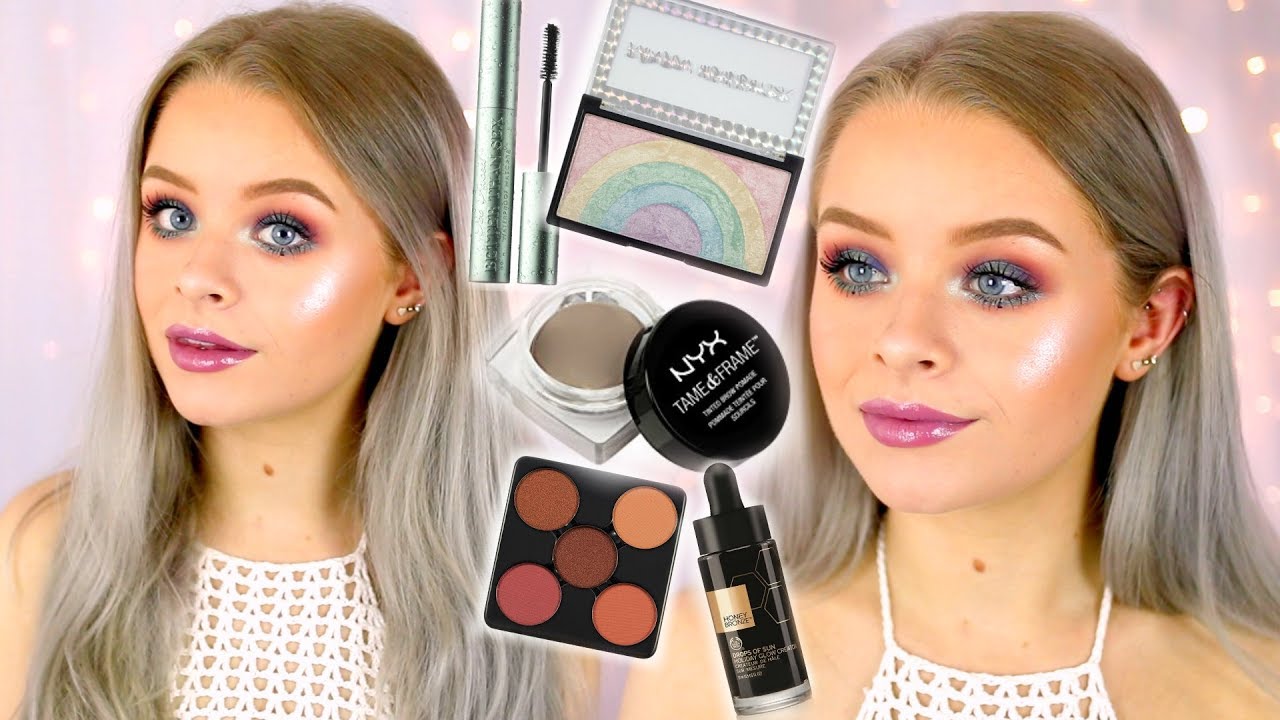 FULL FACE FIRST IMPRESSIONS!! NEW MAKEUP!! | sophdoesnails - YouTube