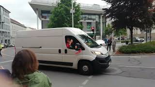 Bautzen-Montagsdemo170-Ende Autokorso 06.05.24