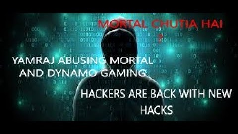 Hacker Yamraj Exclusive interview ?Abusing  legit players ? Mortal & dinamo gaming ? Q& A?