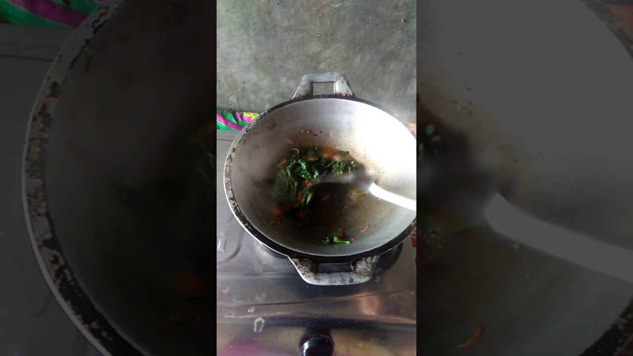 Resep Masakan Kampung "Tumis Bayam" - YouTube