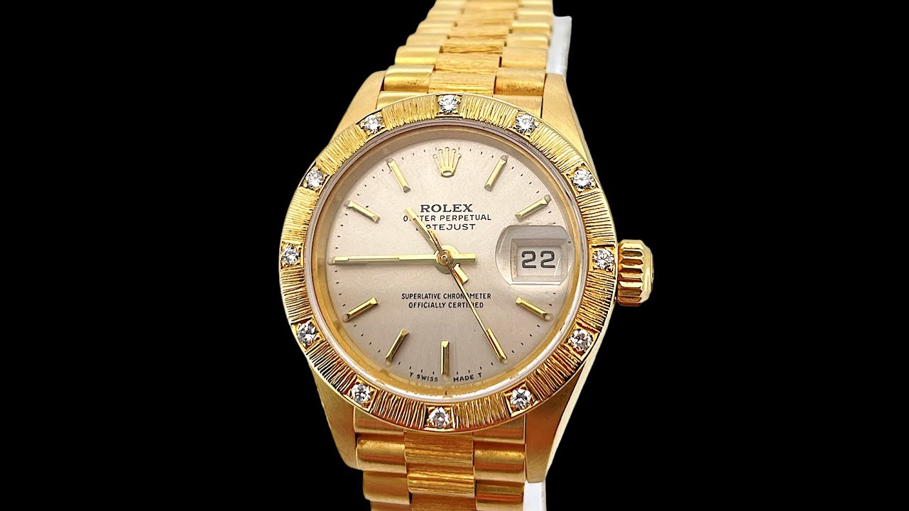 Rolex Datejust Solid 18k Gold
