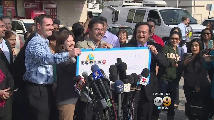Million-Dollar Check Presented To 7-Eleven Owner W...