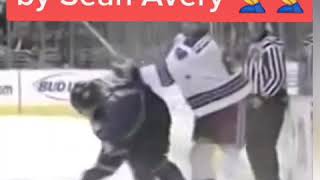 The best dive of all time by Sean Avery !