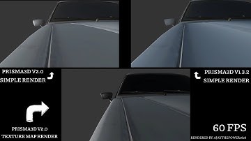 PRISMA3D RENDER |DIFFERENT VERSIONS SAME PROJECT |60FPS RENDER