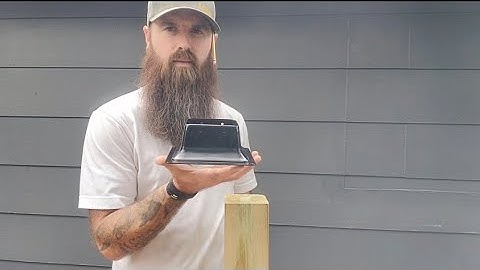 How To Install 4x4 Post Base