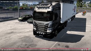 Box  Kogel trailer ( Dotec ) , ets2v1.54,promods v2.74. screenshot 1