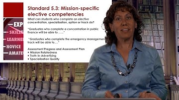 10 - Standards 5.2- 5.4: Mission-specific and professional competencies
