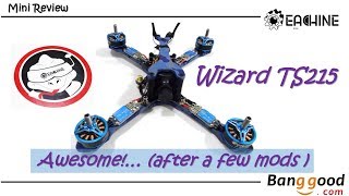 Eachine Wizard Ts215 - Test Flight From Banggood