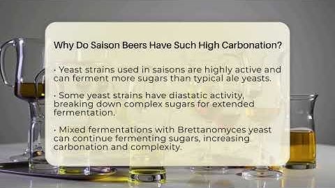 Why Do Saison Beers Have Such High Carbonation? - The Pint Guy