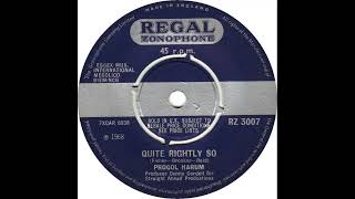 Download Lagu UK New Entry 1968 (93) Procol Harum - Quite Rightly So MP3