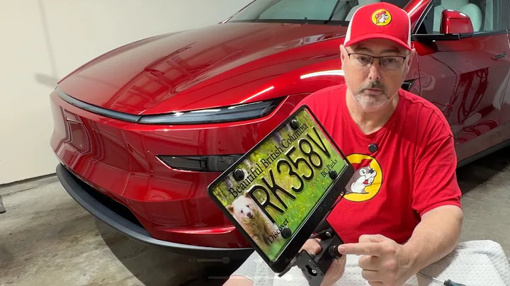 EVBASE License Plate Holder for the 2026 Model Y Juniper   Must Have Accessory!