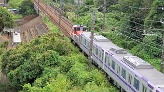 東京メトロ 18000系甲種輸送 走行シーン