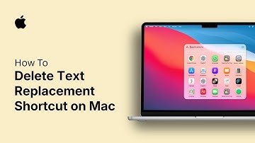 How to Delete Text Replacement Shortcut on Mac
