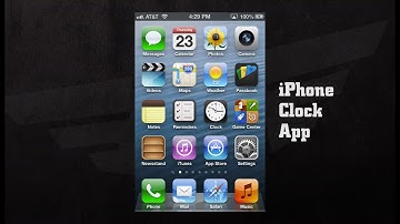 iPhone iOS 6 Apps Clock App Guide