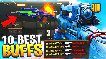 the BEST BUFFS.. 10 BEST CLASS SETUPS AFTER BO4 1.13 UPDATE (NEW COD BO4 Operation Grand Heist Patch