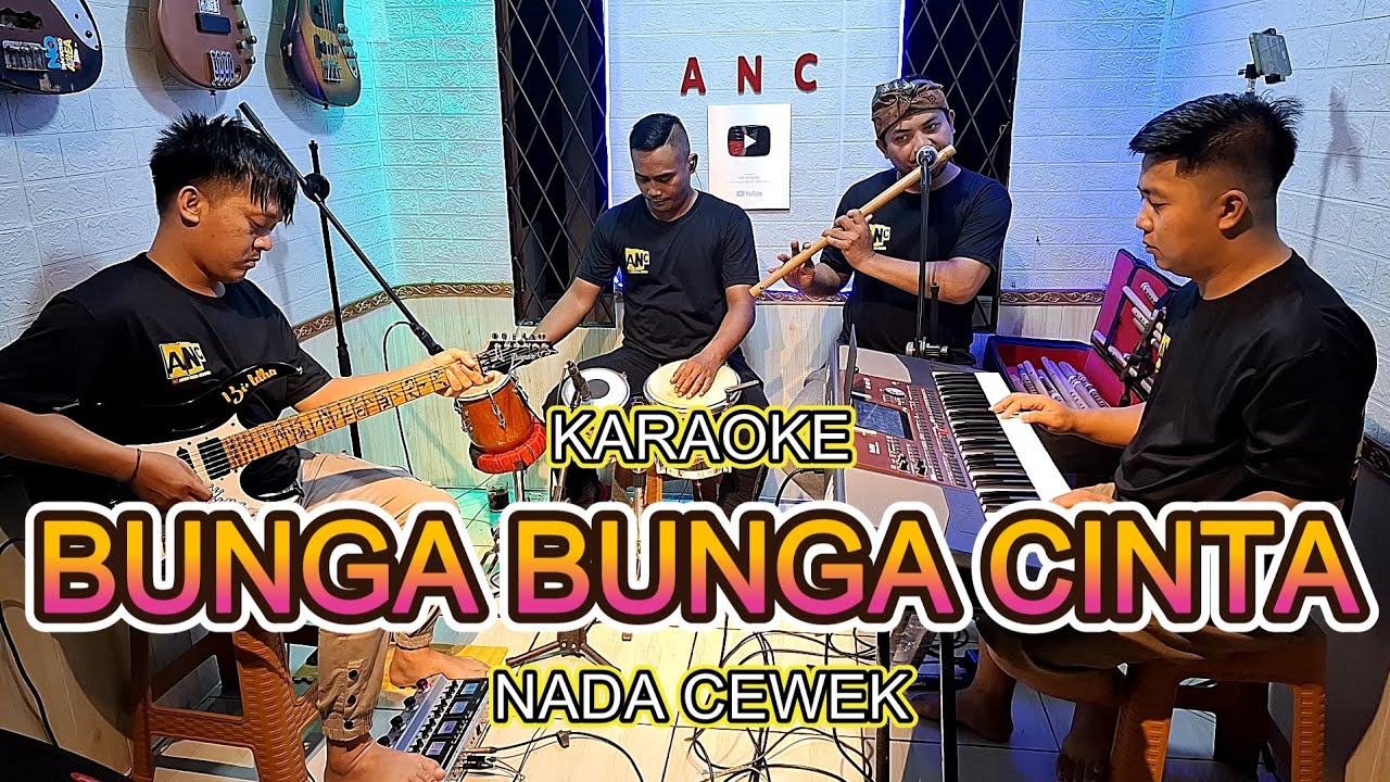 BUNGA BUNGA CINTA KARAOKE NADA CEWEK INTAN ALI