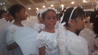 holy thursday when jesus washed the feet of his disciples..ynah as the angel on holy week