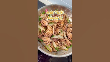 Mực Tuột xào sa tế giòn sần sật đậm đà ngon lắm!!