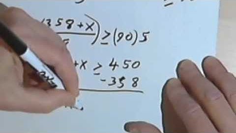 Linear Inequalities - word problems 070-12