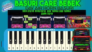 NOTASI PIANIKA TELOLET BASURI CARE BEBEK (SUPER PIANIKA) #pianika #belajarpianika #basuri