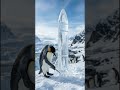 Frozen rocket 🚀#ai #iceart #aiart #aiart #satisfyingvideo #viralshorts #viral#trending#antarctica