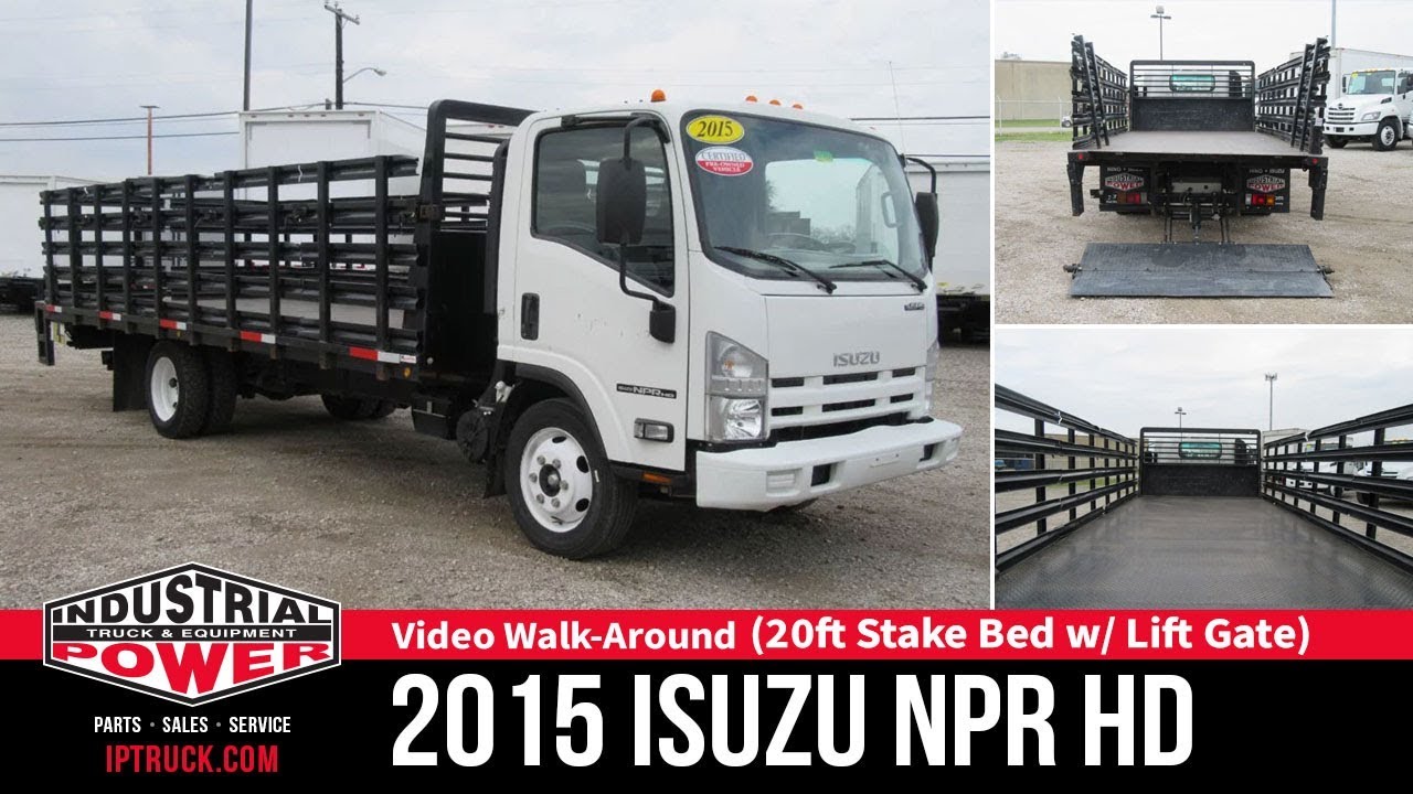 20ft Stake Bed Isuzu NPR HR Flatbed Truck Dallas YouTube 20ft-stake-bed-isuzu-npr-hr-flatbed-truck-dallas-youtube