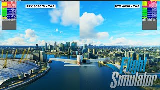 Superb VR performance and improved DLSS | RTX 4090 vs RTX 3090 Ti in MSFS