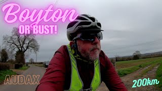 Boyton or Bust a 200km DIY Audax