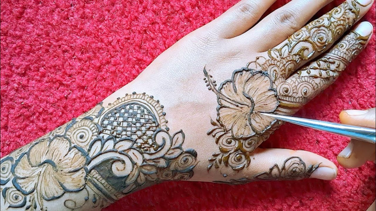 Back hand mehndi design | Mehndi designs back hand | Easy mehndi design | Mehndi designs