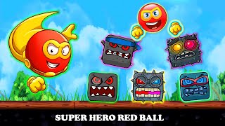 Super Hero Red Ball Vs All Bosses | Red Ball 4 | Full Gameplay