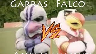Falco VS Garras ( mascota de los halcones VS mascota de las aguilas )