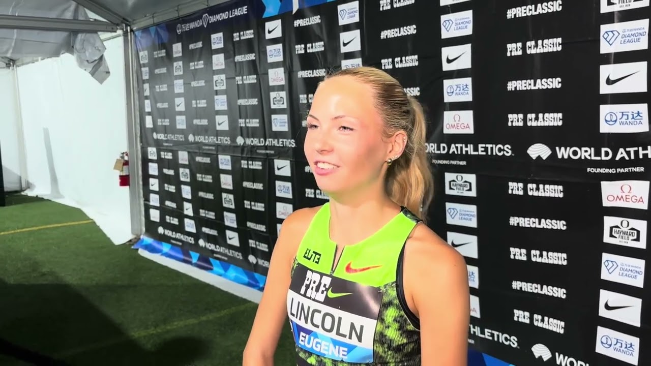 Future Oregon Duck Ellery Lincoln After Running HS No. 4 1500m All-Time At Prefontaine Classic