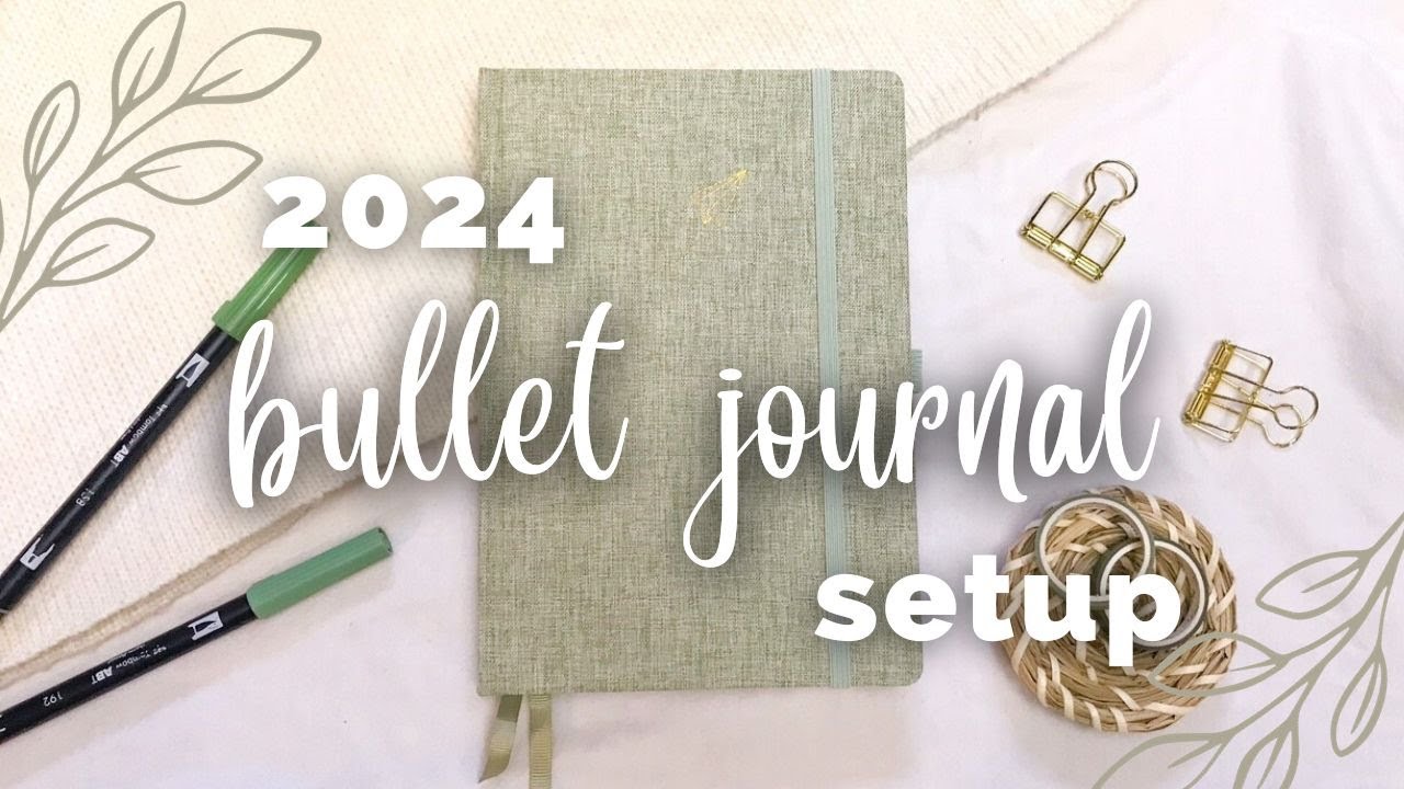 2024 BULLET JOURNAL SETUP, Easy Yearly Bullet Journal Set Up