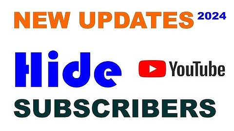 how to hide subscriber on YouTube 2024 | #subscribers #youtube #hidesubscribers