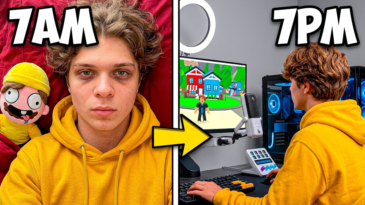 Day In The Life Of Roblox Youtubers