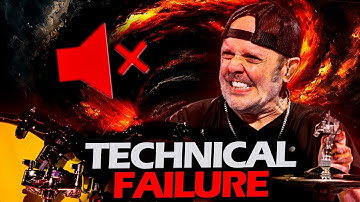 LARS ULRICH HAVING TECHNICAL ISSUES DURING ONE LIVE (2025) #METALLICA