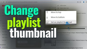 How to Add Playlist Thumbnail on YouTube | Change YouTube Playlist Thumbnail