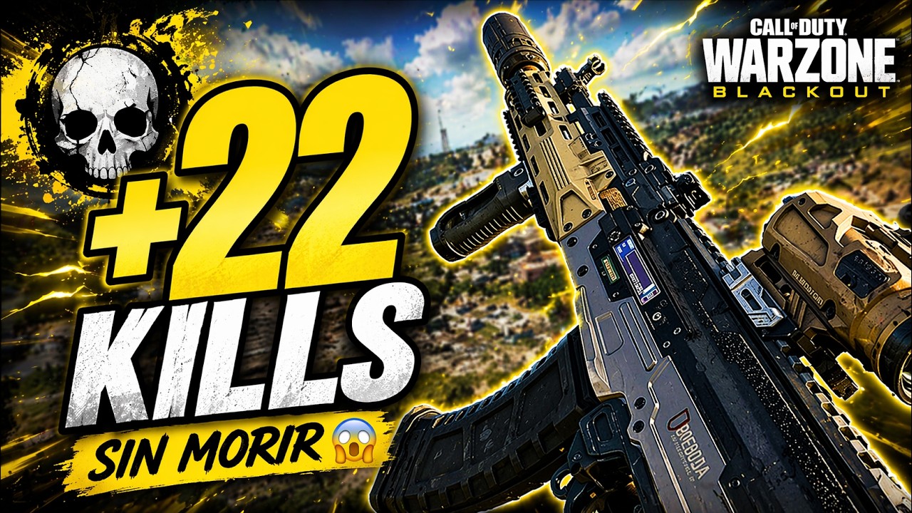 Warzone Blackout 22 Kills Gameplay (No Commentary) - YouTube