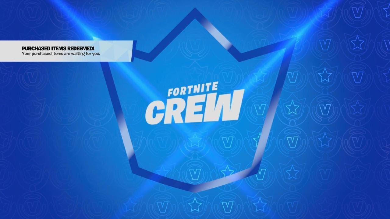 Fortnite August 1 Crew Rewards