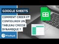 GOOGLE SHEETS : COMMENT CREER ET CONFIGURER UN TABLEAU CROISE DYNAMIQUE ?