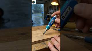 Tiny Panel Scriber Cutting a Perfect Line #shorts #MiniTool #Scriber #Woodworking #ASMR