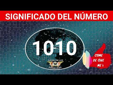 NUMEROLOGÍA?Significado del número 1010❓ Numero 1010 en lo espiritual?NUMERO 1010 ANGELICAL