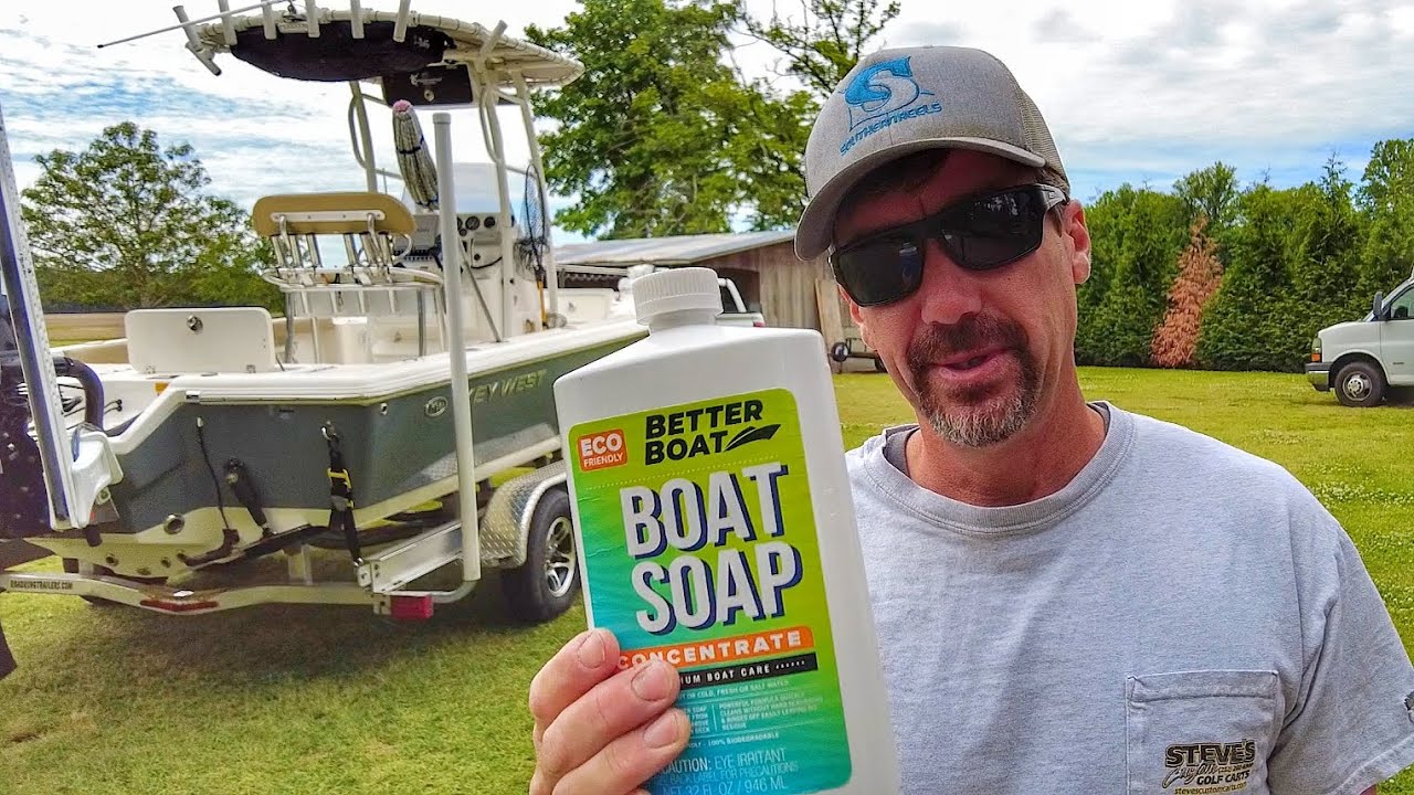 Trying a New Boat Wash Product (Better Boat Wash) YouTube