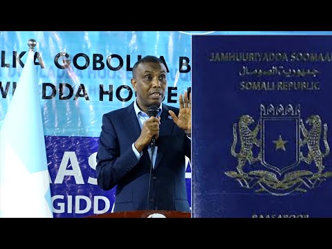 Sanadka Soo Socda Baasaboorkeena Nagula Ma Dhibaayo Viso Soo Saaro Iyo Ma Saarno 