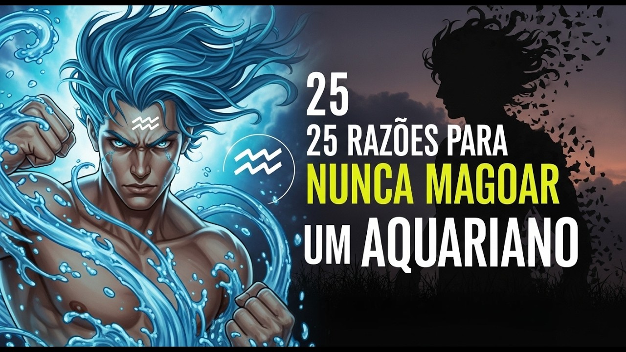 25 MOTIVOS PARA NUNCA MAGOAR UM AQUÁRIO ♒ | O GÊNIO QUE DESAPARECE! 💫🧠
