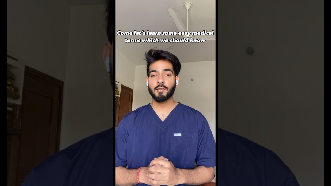 Medical terms which we should know 🤞❤️   