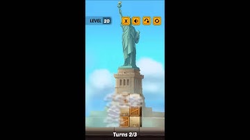 Swap The Box USA Liberty Island Level 20 - Walkthrough