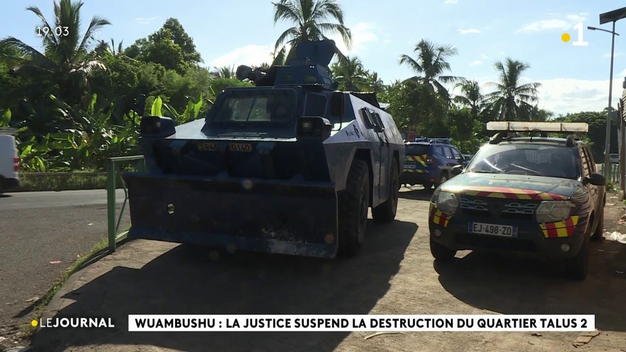 Wuambushu : la justice suspend la destination du quartier  Talus 2